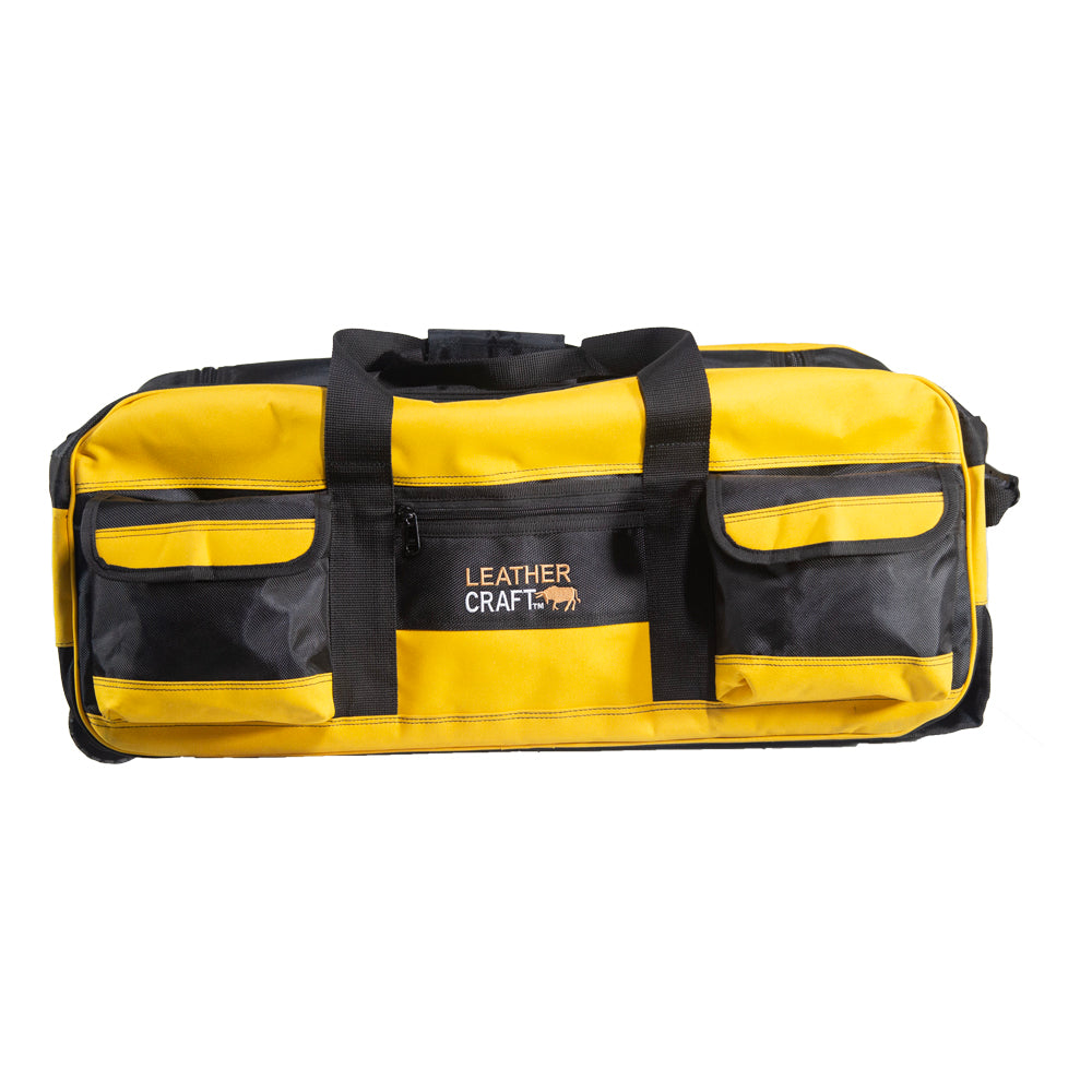 28" Yellow Trolley Tool Bag -  leathercrafttoolbags