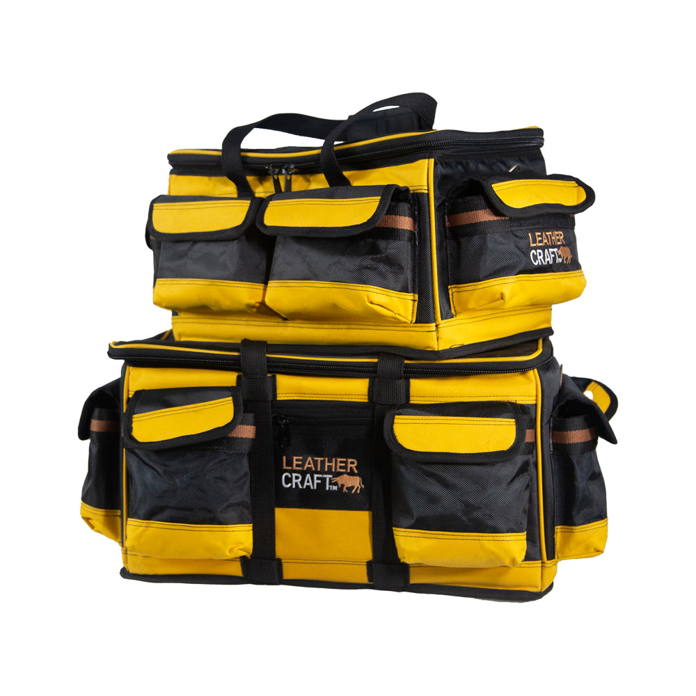 18" + 15" Combo Set Yellow Sqaure Closed Tool Bag -  leathercrafttoolbags