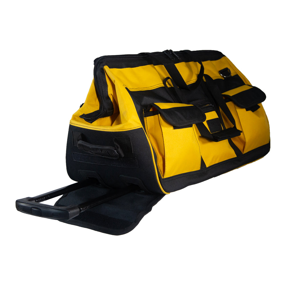 24" Yellow Open Trolley Tool Bag -  leathercrafttoolbags