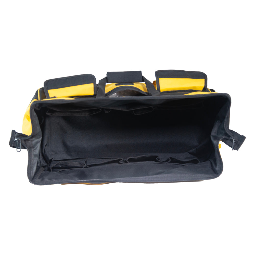 24" Yellow Open Trolley Tool Bag -  leathercrafttoolbags