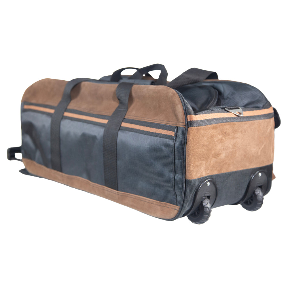 24" Brown Leather Trolley Tool Bag -  leathercrafttoolbags