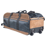 24" Brown Leather Trolley Tool Bag -  leathercrafttoolbags