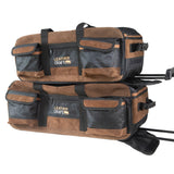 24" + 28" Brown Leather Trolley Tool Bags -  leathercrafttoolbags