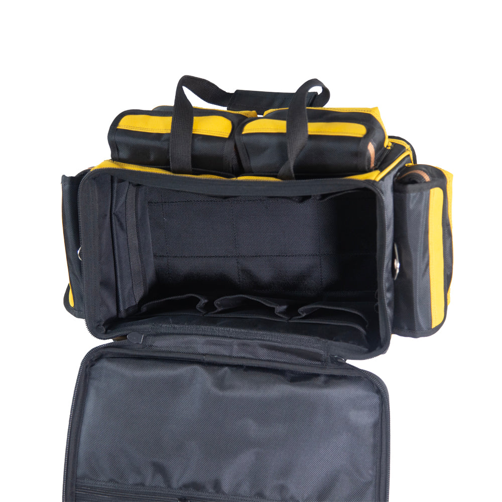 15" Yellow Square Closed Tool bag -  leathercrafttoolbags