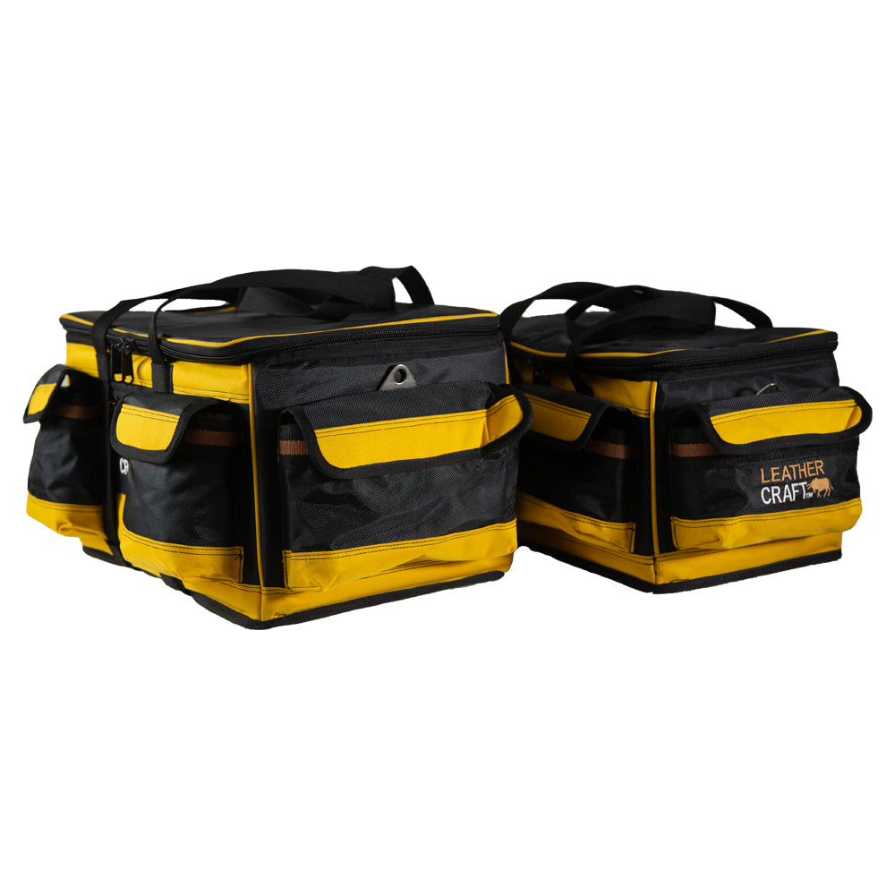 18" + 15" Combo Set Yellow Sqaure Closed Tool Bag -  leathercrafttoolbags